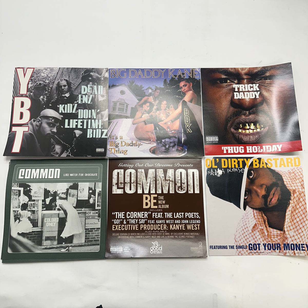 Vintage 90's Hip Hop Promo 12 Inch Flats