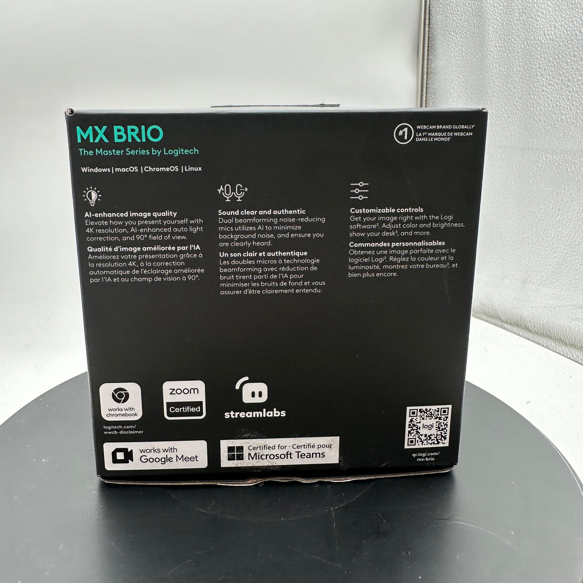 Logitech MX Brio 4K Ultra HD Webcam