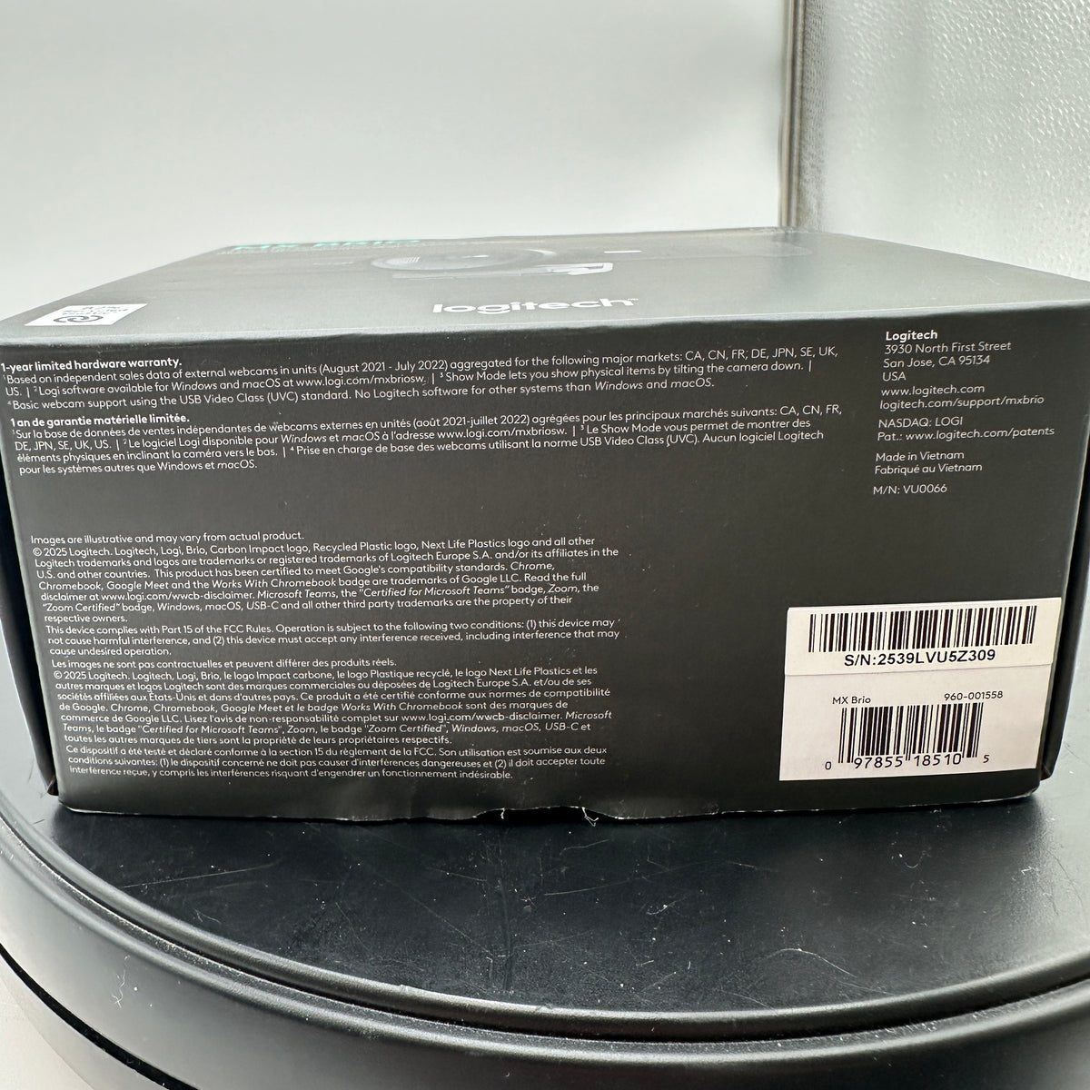 Logitech MX Brio 4K Ultra HD Webcam