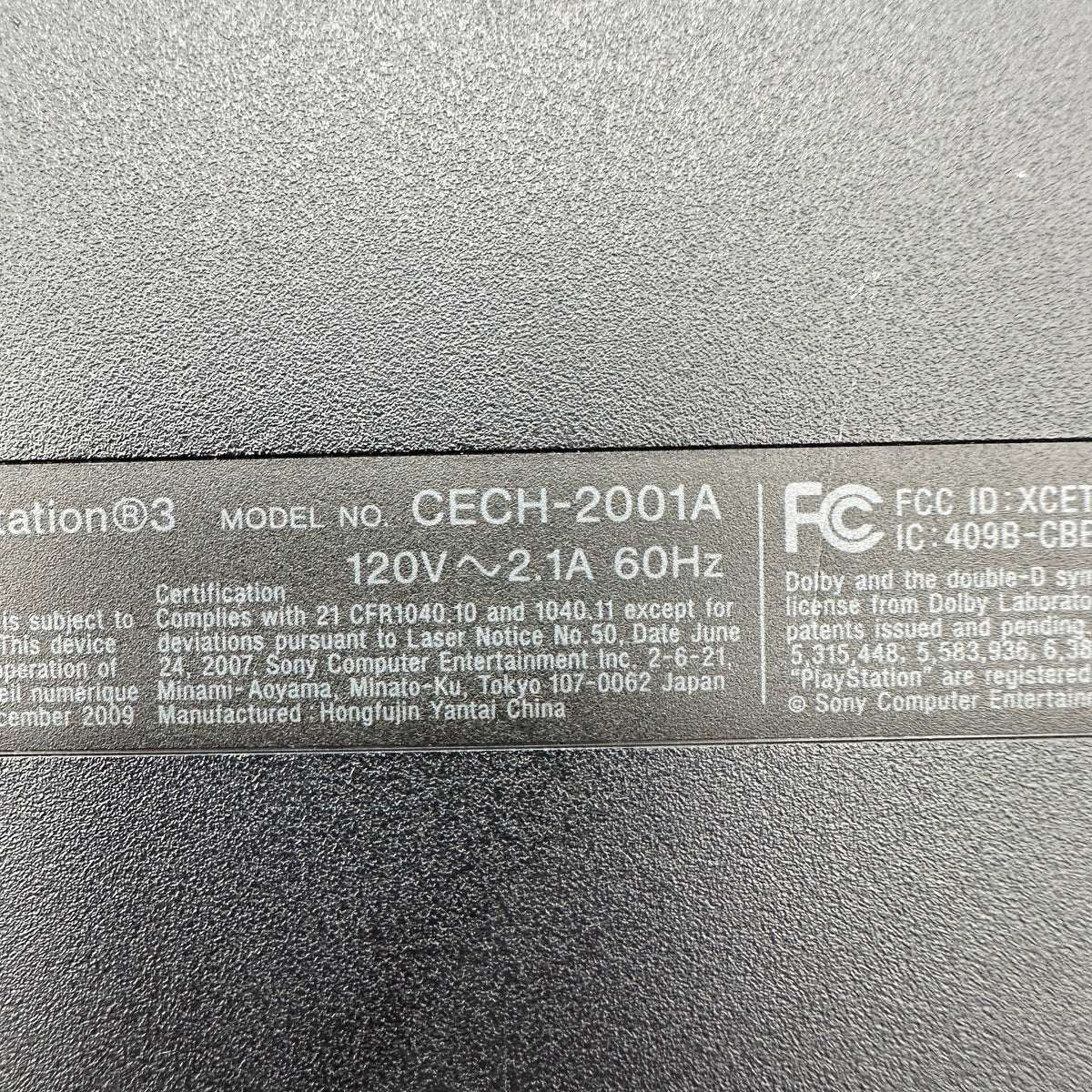 Sony PlayStation 3 CECH-2001A 120GB Tested