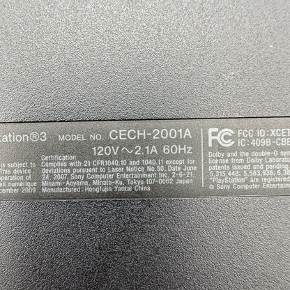 Sony PlayStation 3 CECH-2001A 120GB Tested