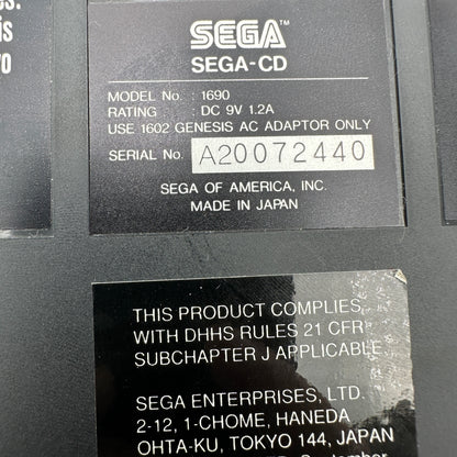 Sega Genesis Model 1 & Sega CD Model 1 Console Bundle READ