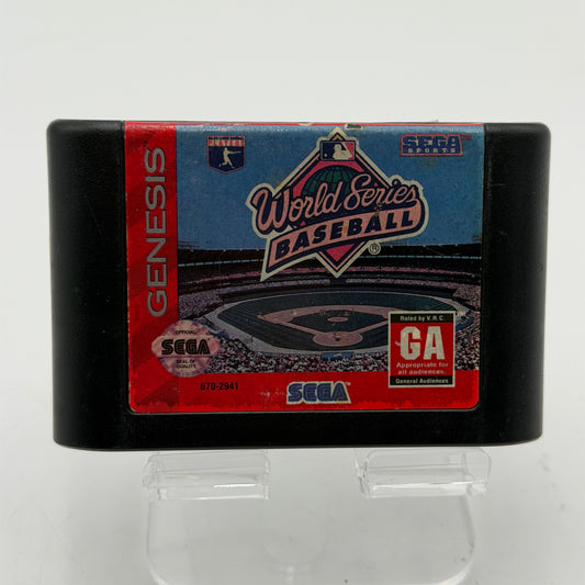 Used Sega Genesis World Series Baseball Video Game