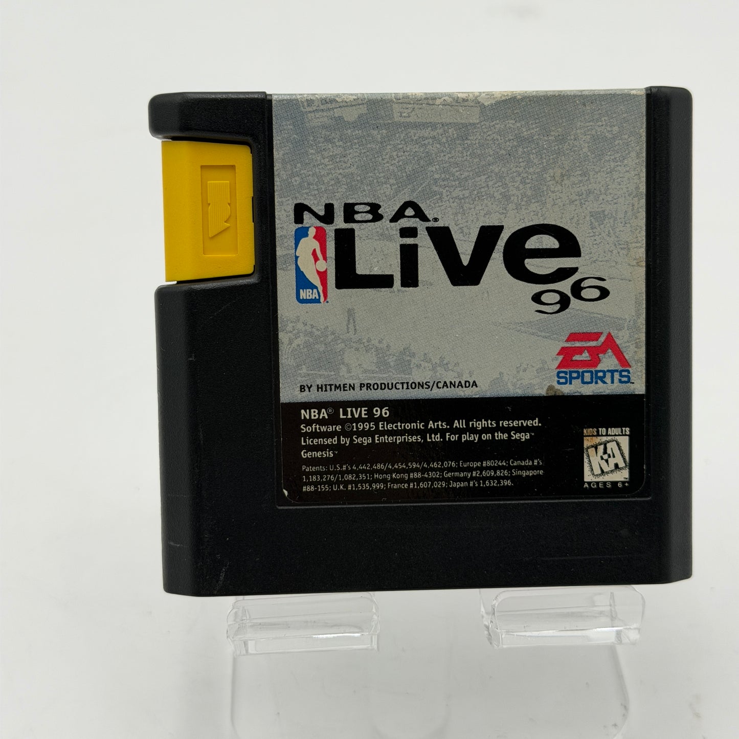 Sega Genesis NBA Live 96 Video Game - Used in Fair Condition