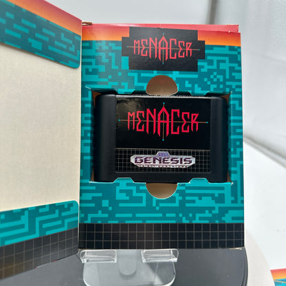 Sega Genesis Menacer Light Gun Sensor & 6-Game Cartridge Set CIB