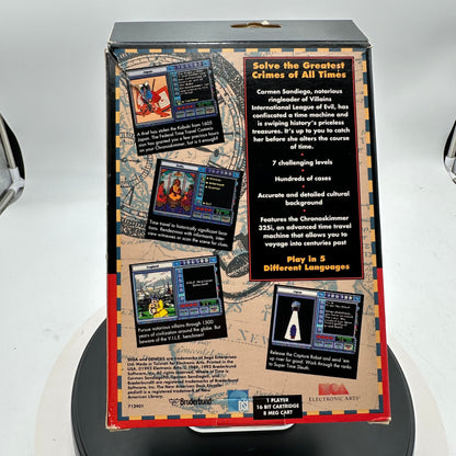 Sega Genesis Where in Time Is Carmen Sandiego Video Game CIB
