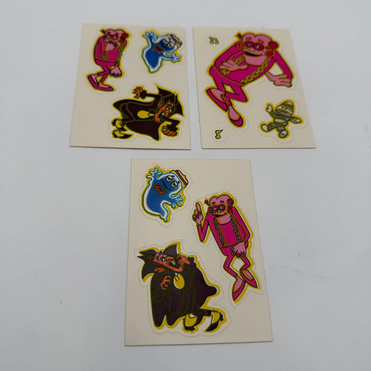 Vintage Disney Channel Frankenberry Stickers - Multi-Colored Promo Collectible