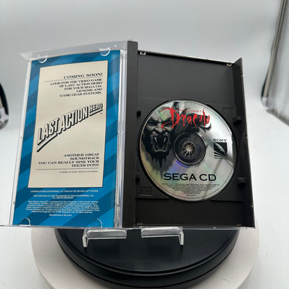Bram Stoker's Dracula Sega CD Video Game CIB MINTY