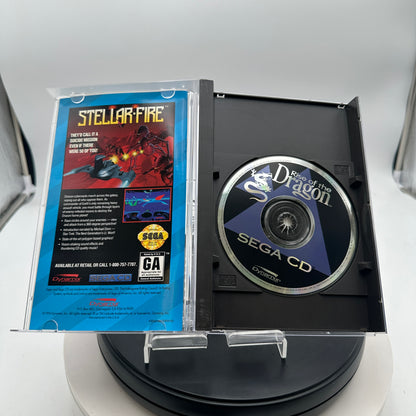 Sega CD Rise of The Dragon Black CIB MINTY
