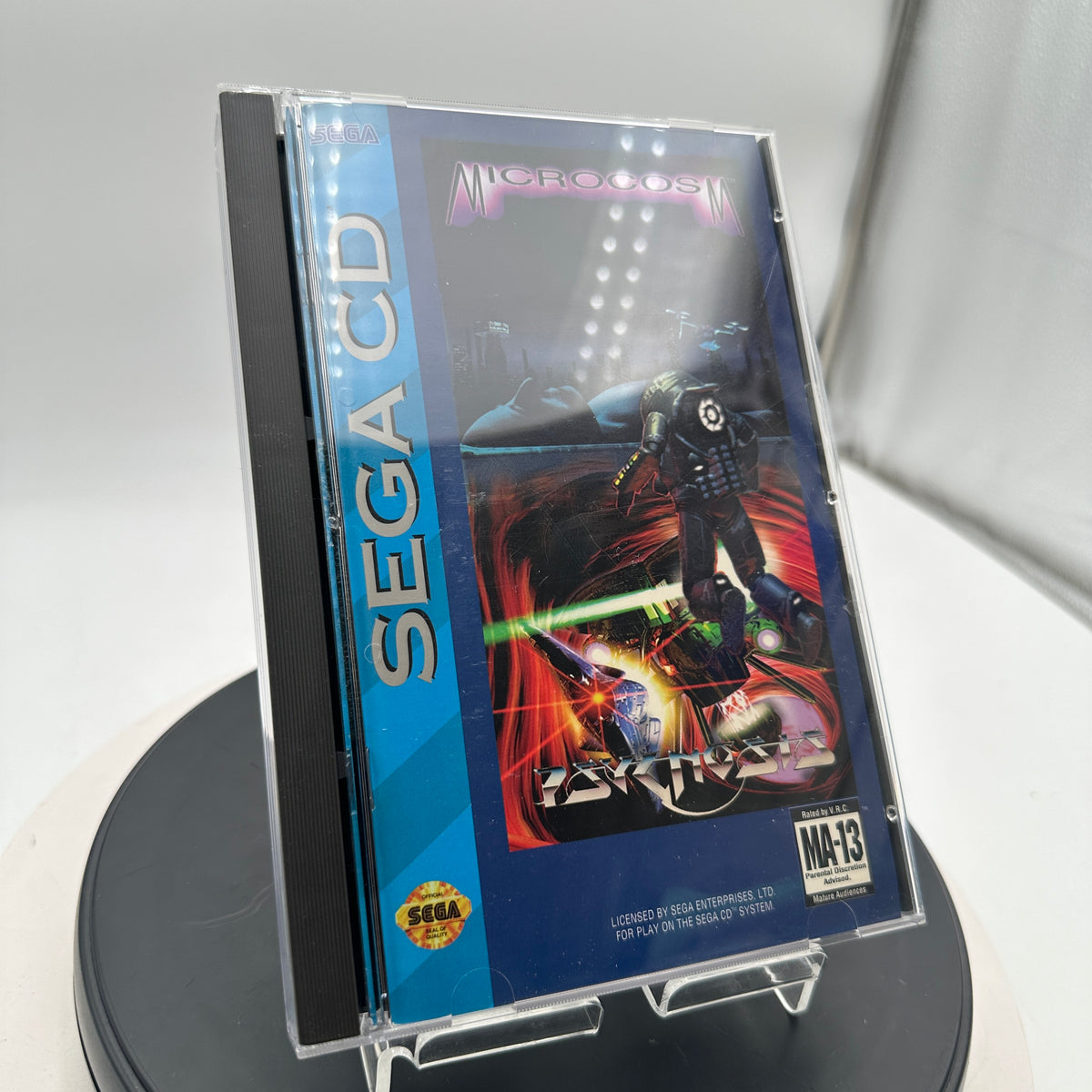 Sega CD Microcosm Black Video Game CIB MINTY