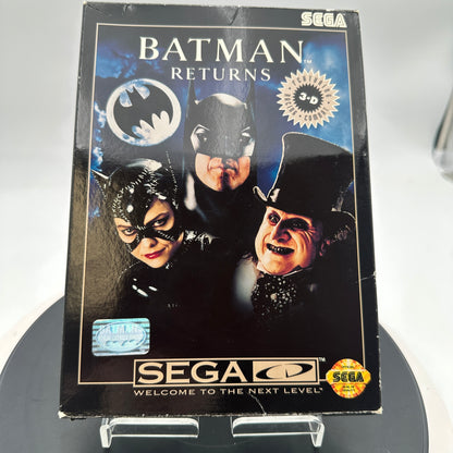 Sega CD Batman Returns Video Game CIB MINTY