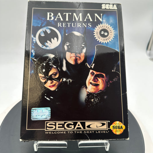 Sega CD Batman Returns Video Game CIB MINTY