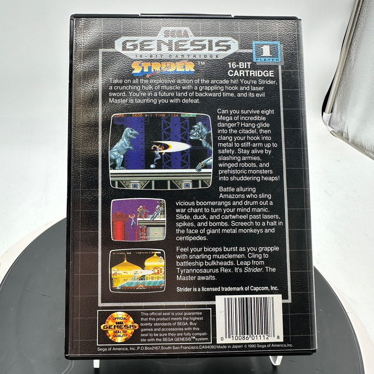 Sega Genesis Strider Video Game CIB Used CIB MINTY