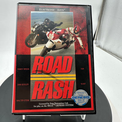 Sega Genesis Road Rash Video Game CIB MINTY