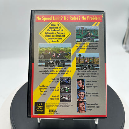 Sega Genesis Road Rash Video Game CIB MINTY