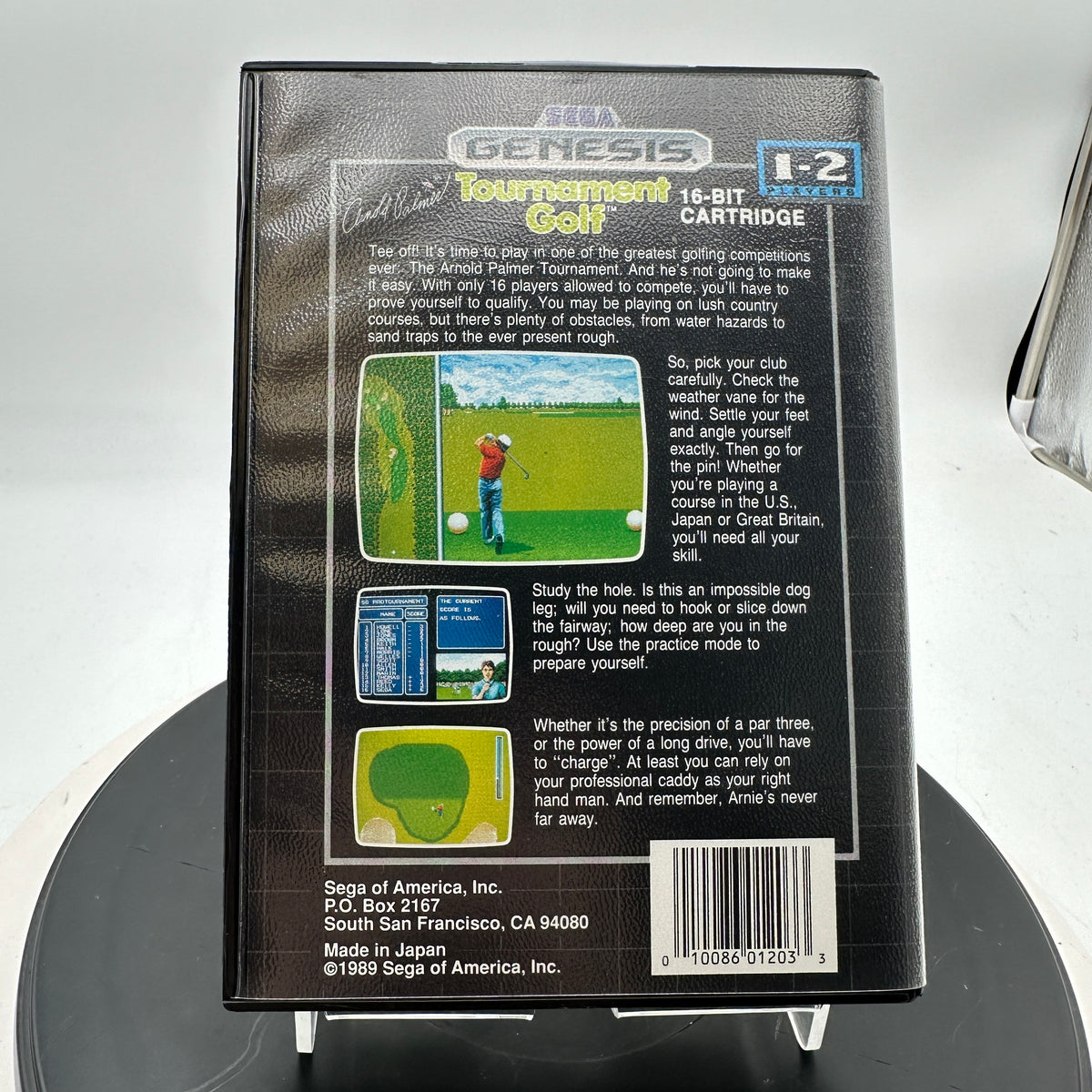 Sega Genesis Arnold Palmer Tournament Golf CIB MINTY