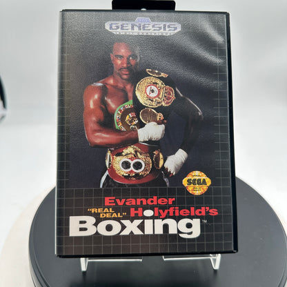 Sega Genesis Evander Holyfield's Real Deal Boxing CIB MINTY