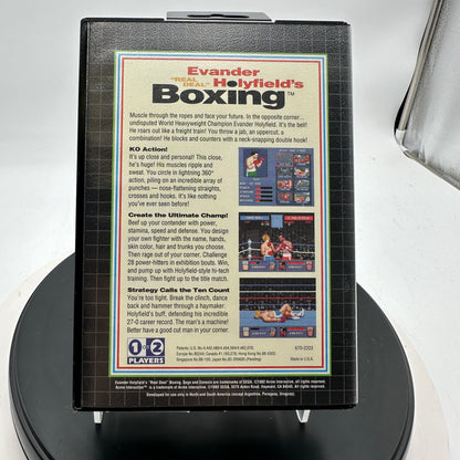 Sega Genesis Evander Holyfield's Real Deal Boxing CIB MINTY