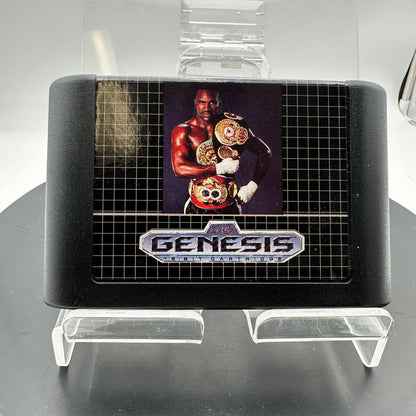 Sega Genesis Evander Holyfield's Real Deal Boxing CIB MINTY
