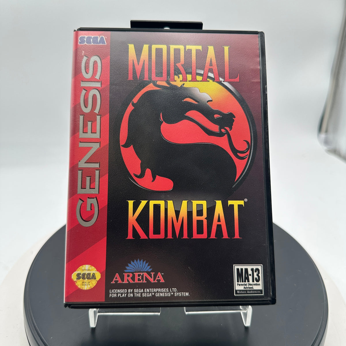 Sega Genesis Mortal Kombat Video Game CIB MINTY