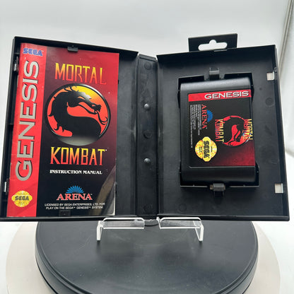 Sega Genesis Mortal Kombat Video Game CIB MINTY