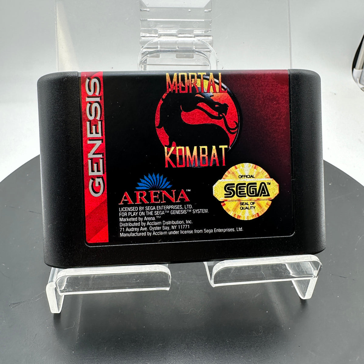 Sega Genesis Mortal Kombat Video Game CIB MINTY