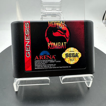 Sega Genesis Mortal Kombat Video Game CIB MINTY