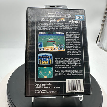 Tommy Lasorda Baseball for Sega Genesis CIB Minty