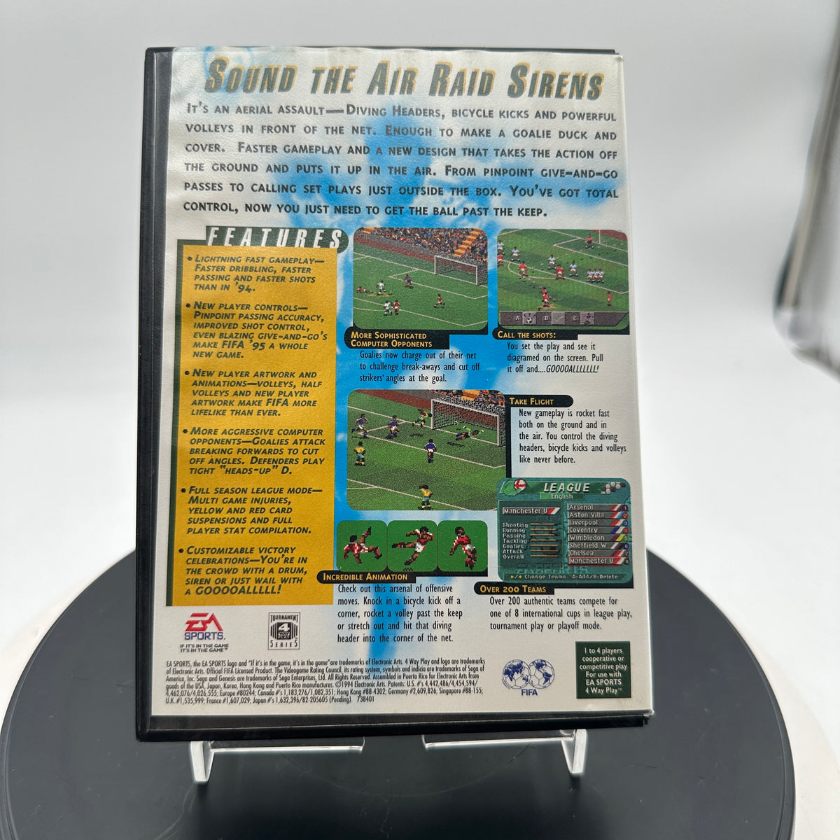 Sega Genesis FIFA 95 Video Game CIB MINTY