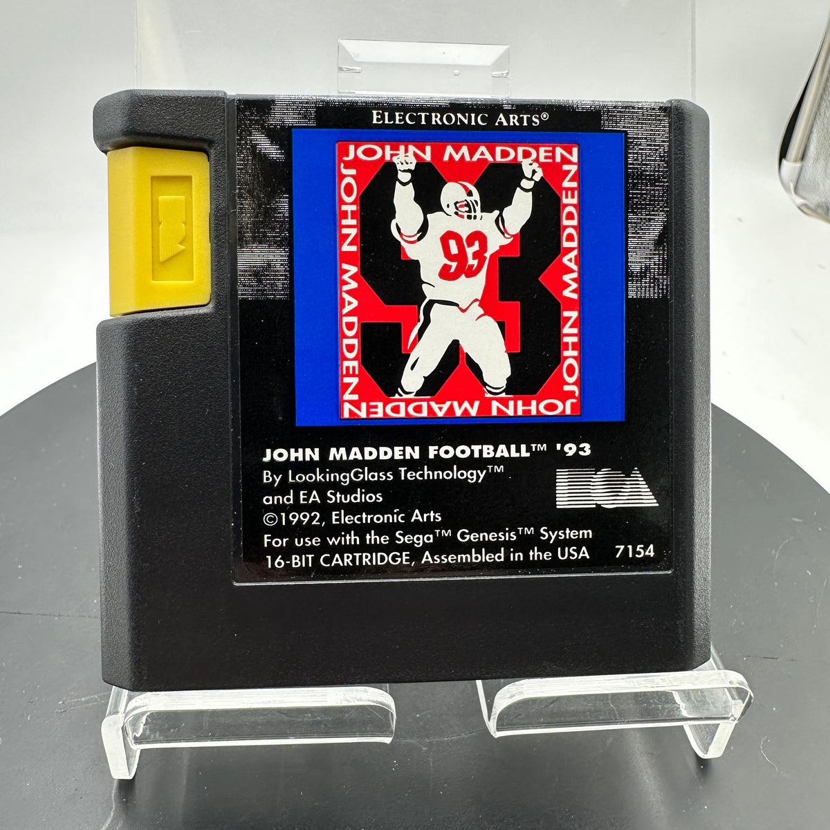 John Madden Football '93 Sega Genesis Video Game CIB MINTY