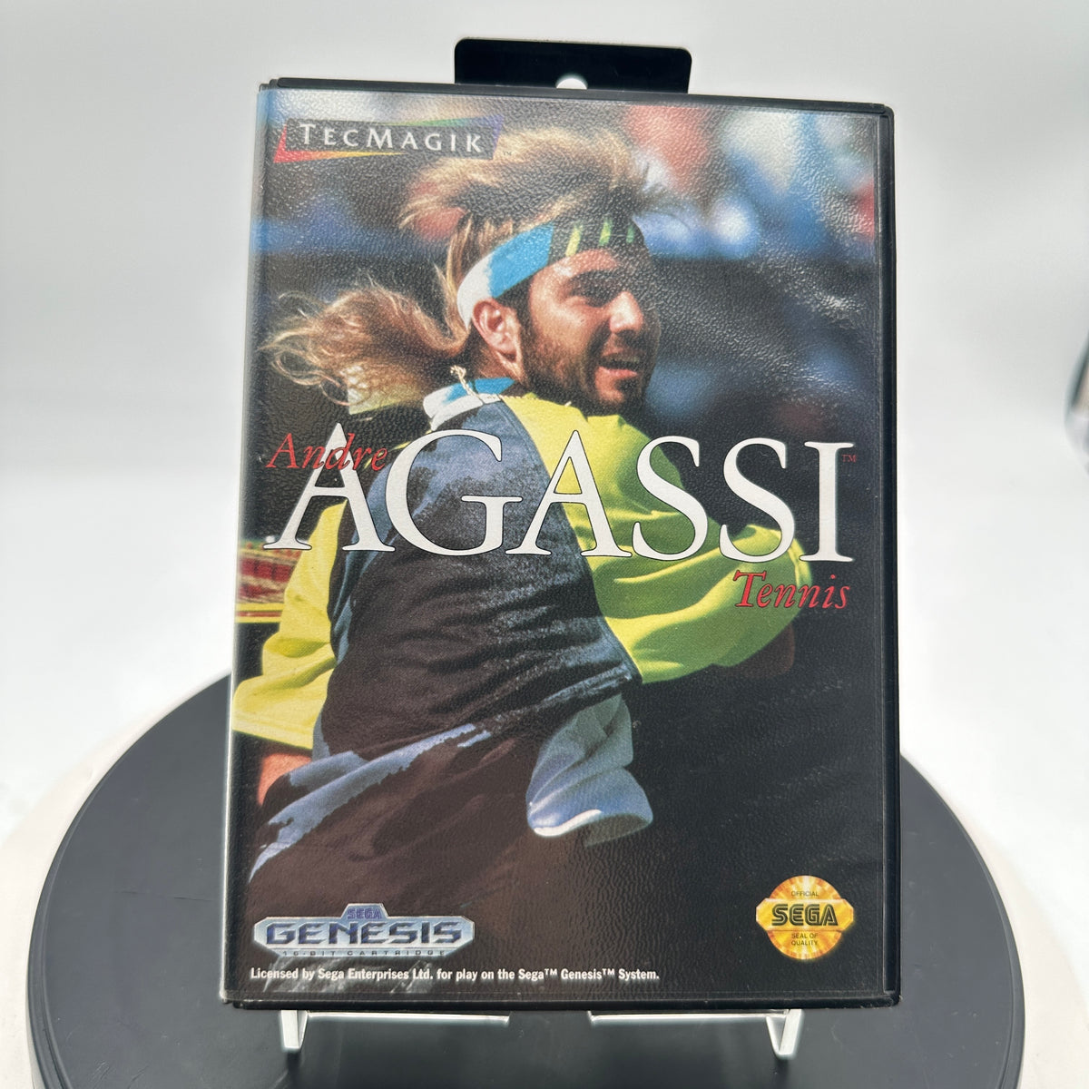 Andre Agassi Tennis for Sega Genesis CIB MINTY