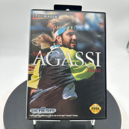 Andre Agassi Tennis for Sega Genesis CIB MINTY