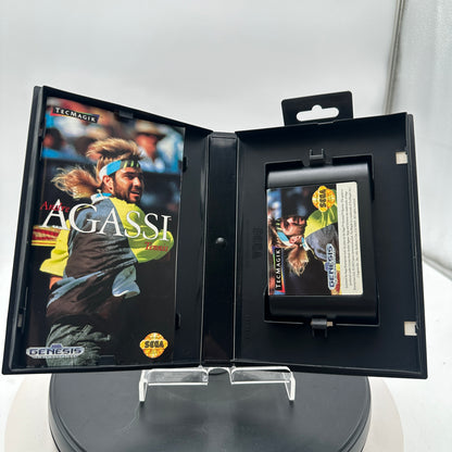 Andre Agassi Tennis for Sega Genesis CIB MINTY