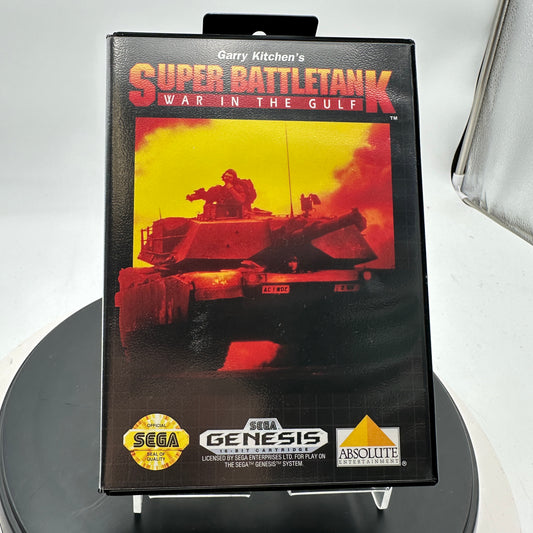 Sega Genesis Super Battletank: War in the Gulf Video CIB MINTY