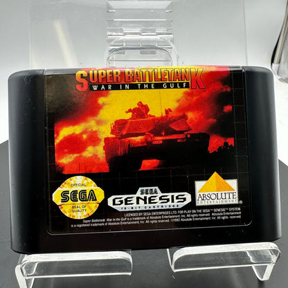 Sega Genesis Super Battletank: War in the Gulf Video CIB MINTY