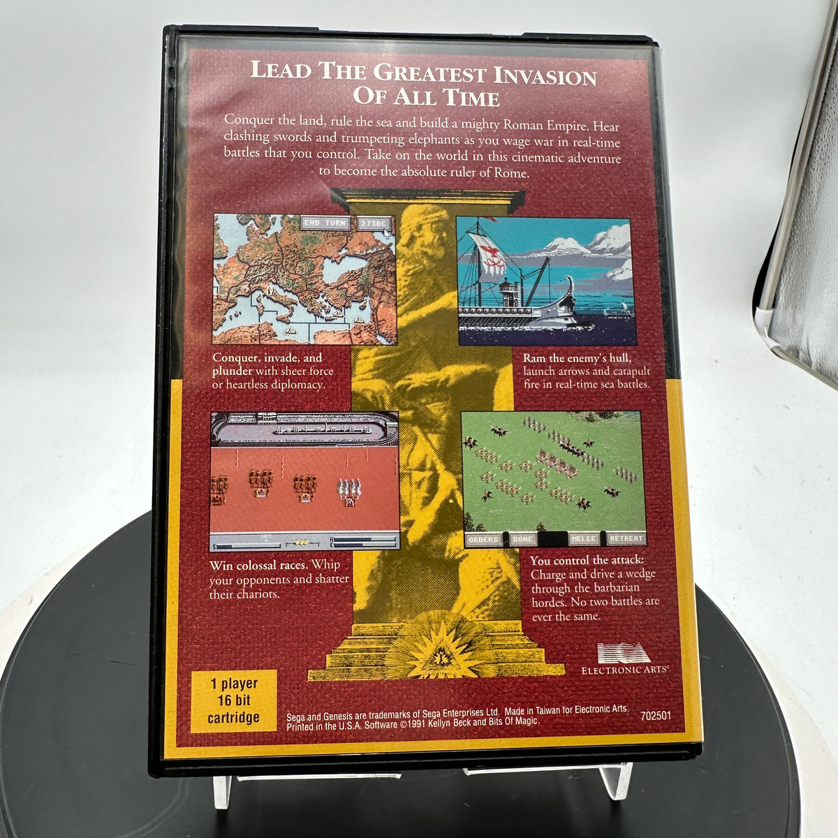 Centurion Defender of Rome Sega Genesis CIB MINTY