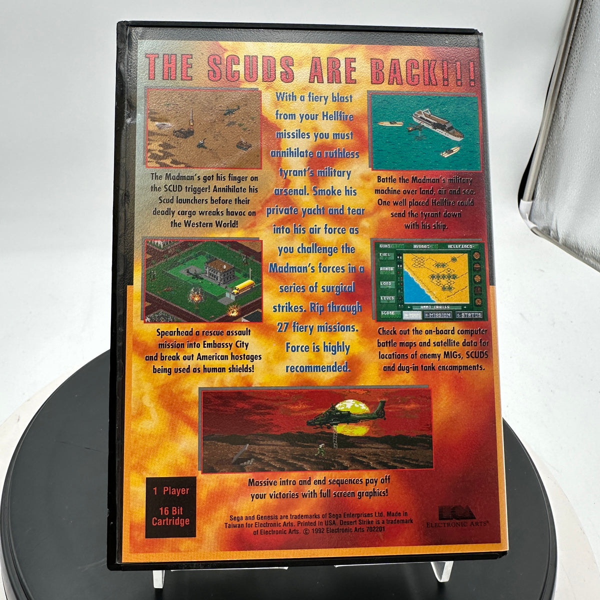 Sega Genesis Desert Strike: Return to the Gulf CIB MINTY