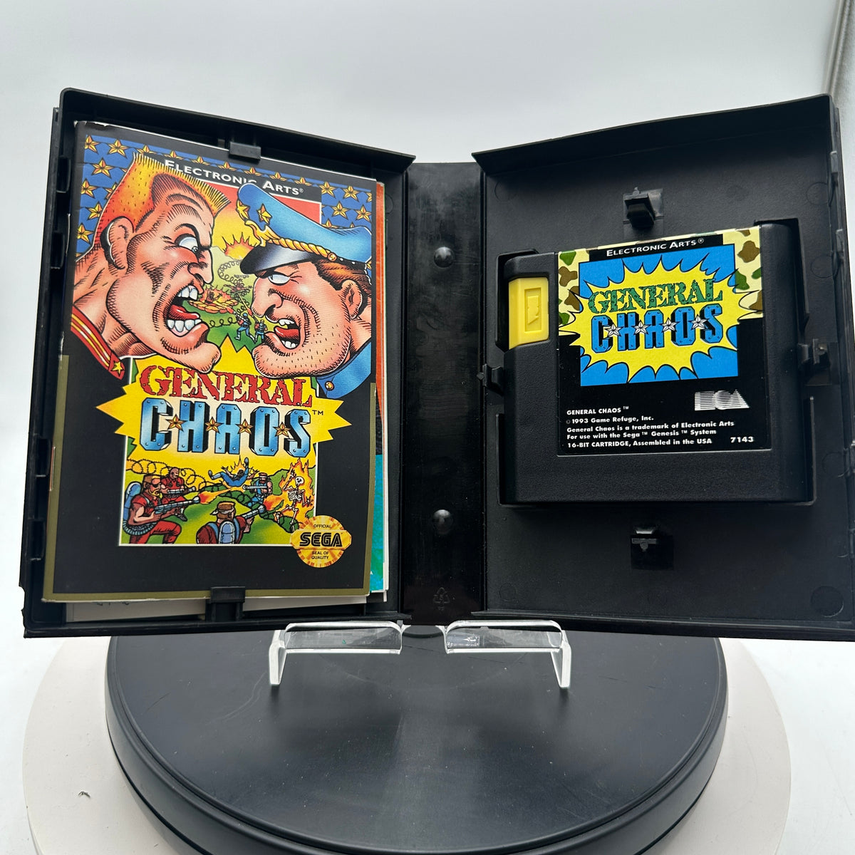 Sega Genesis General Chaos Video Game CIB MINTY