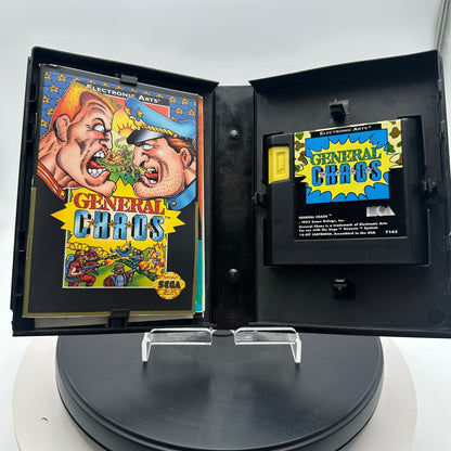 Sega Genesis General Chaos Video Game CIB MINTY