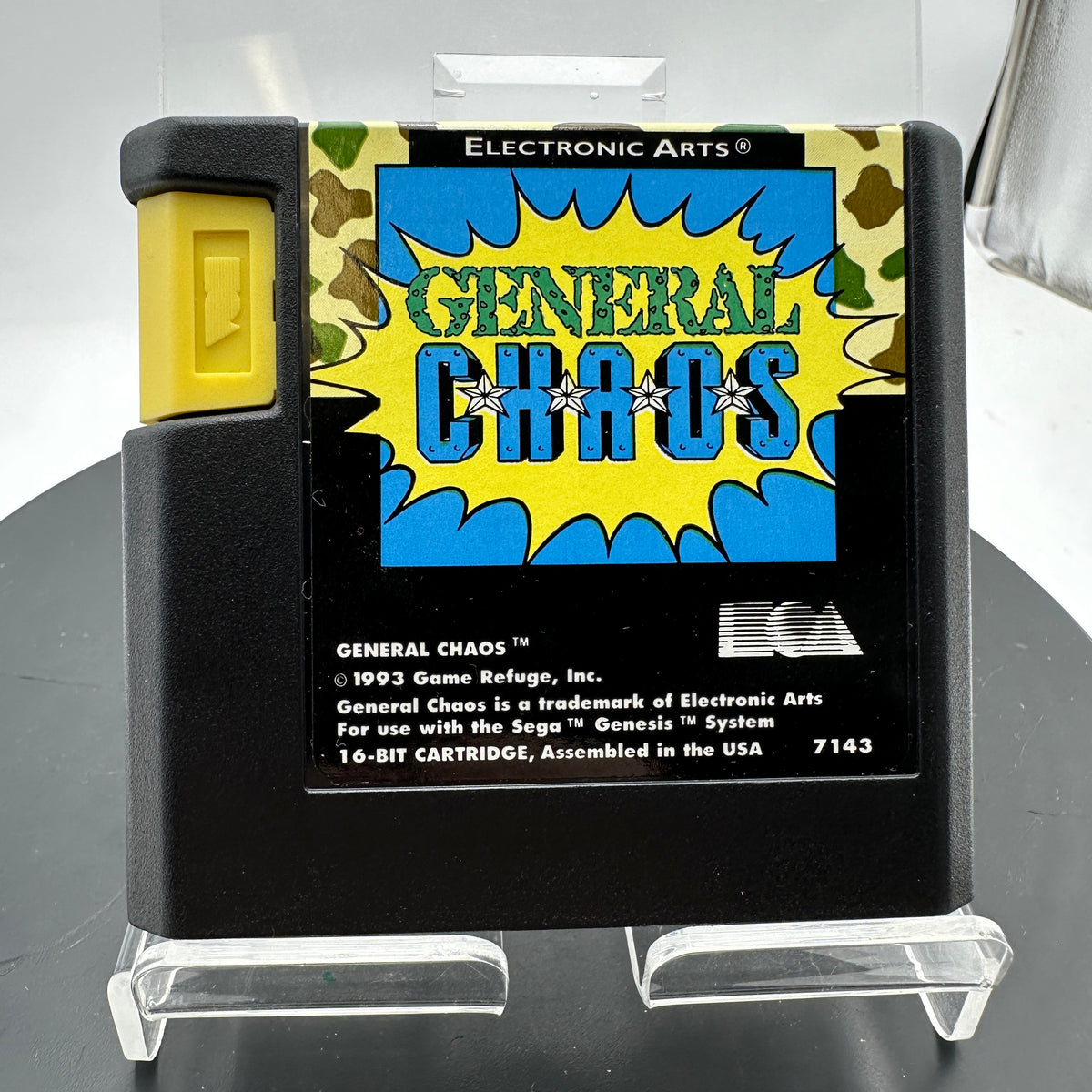 Sega Genesis General Chaos Video Game CIB MINTY