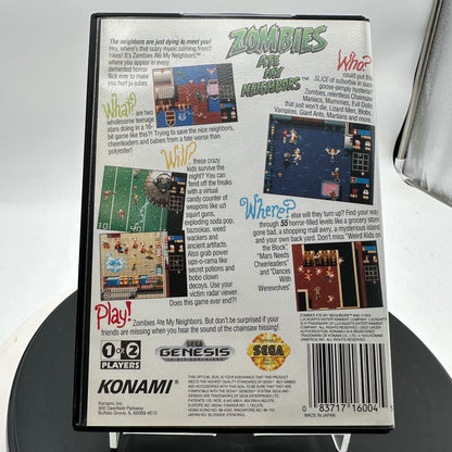 Zombies Ate My Neighbors Sega Genesis CIB MINTY