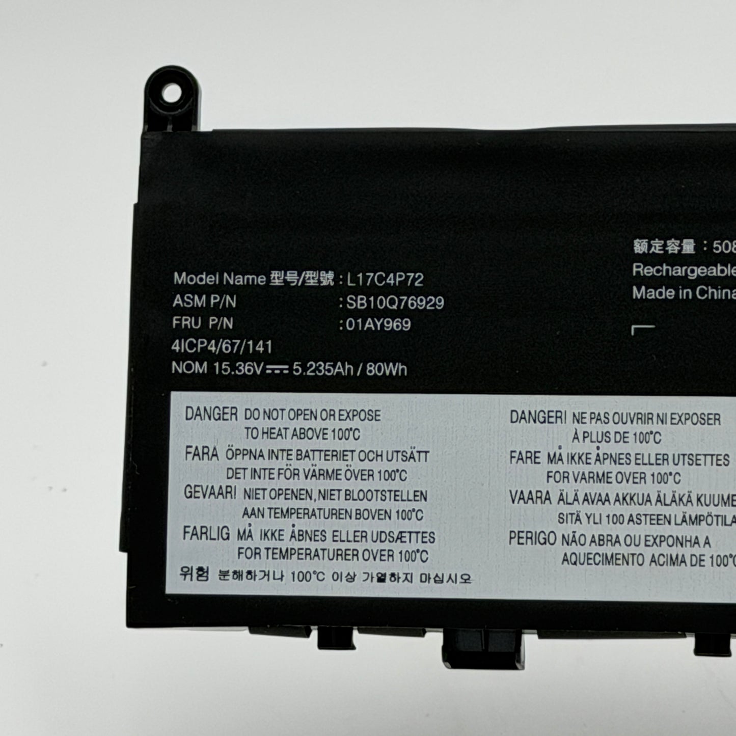 Lenovo L17C4P72 Battery for ThinkPad P1/X1 Extreme