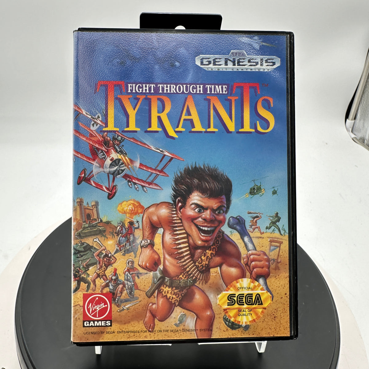 Sega Genesis Tyrants Fight Through Time Video Game CIB MINTY