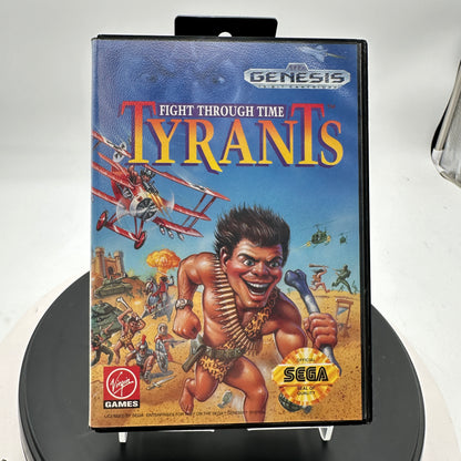 Sega Genesis Tyrants Fight Through Time Video Game CIB MINTY