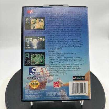 Sega Genesis Tyrants Fight Through Time Video Game CIB MINTY