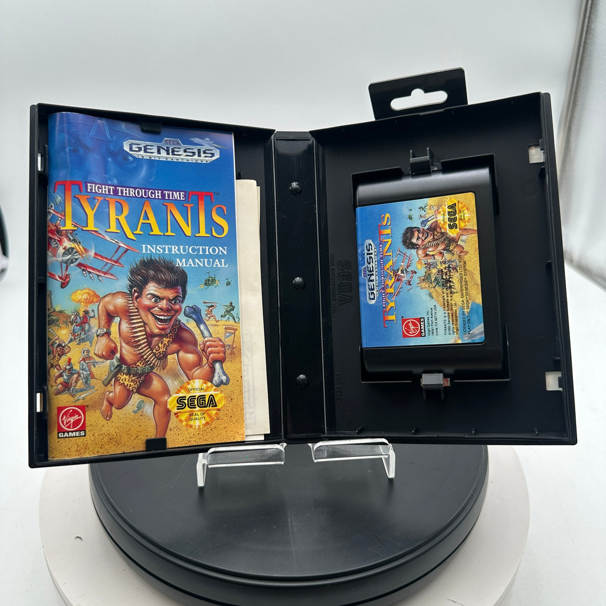Sega Genesis Tyrants Fight Through Time Video Game CIB MINTY