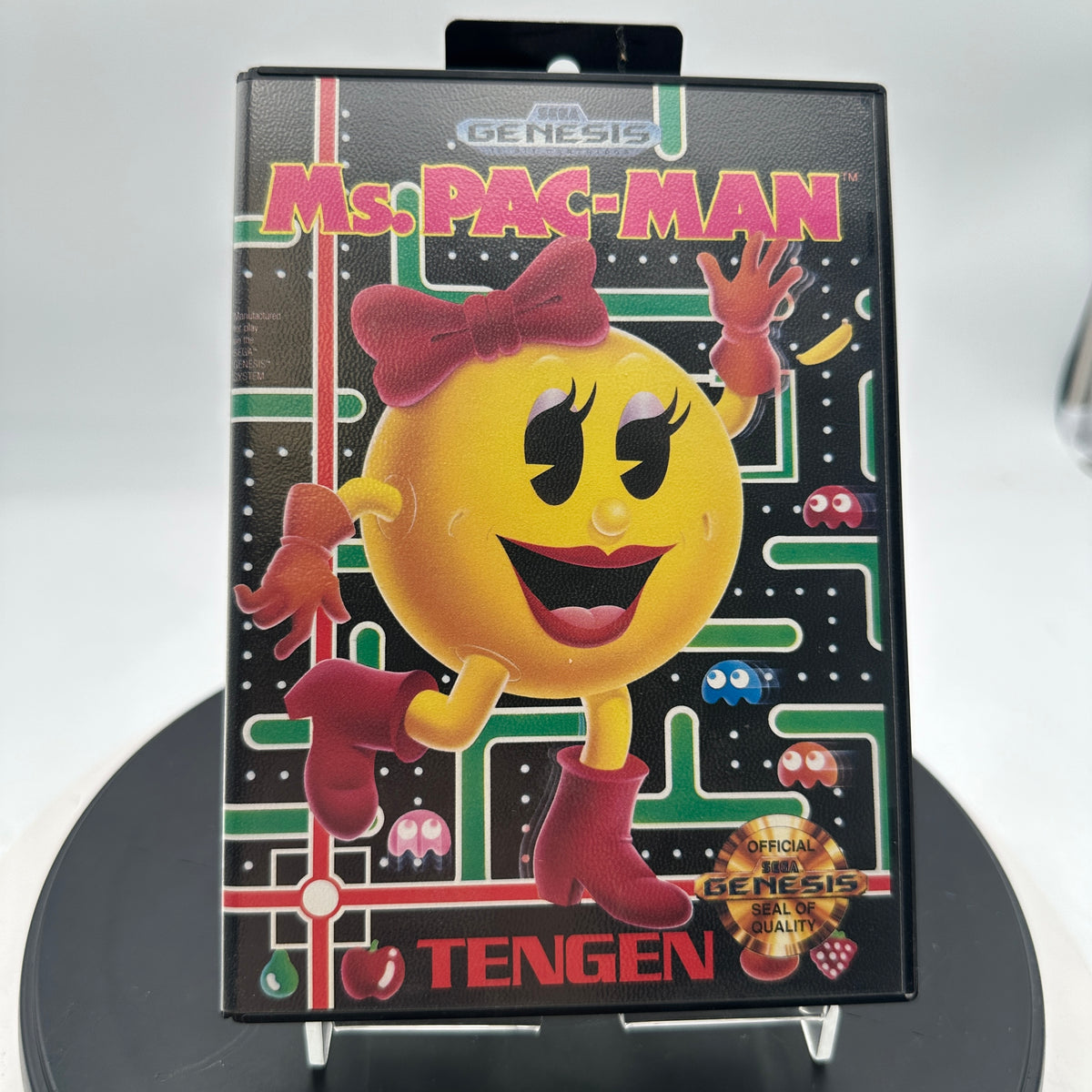 Sega Genesis Ms. Pac-Man Video Game CIB MINTY
