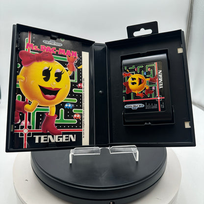 Sega Genesis Ms. Pac-Man Video Game CIB MINTY