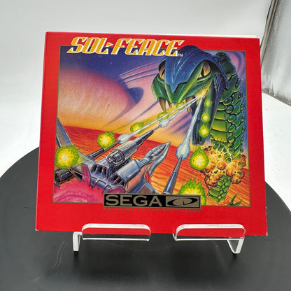 Sega CD Sol-Feace Video Game CIB MINTY