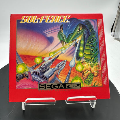 Sega CD Sol-Feace Video Game CIB MINTY
